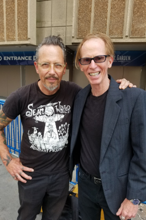 Billy Pittman and Mike Muller outside Madison Square Garden